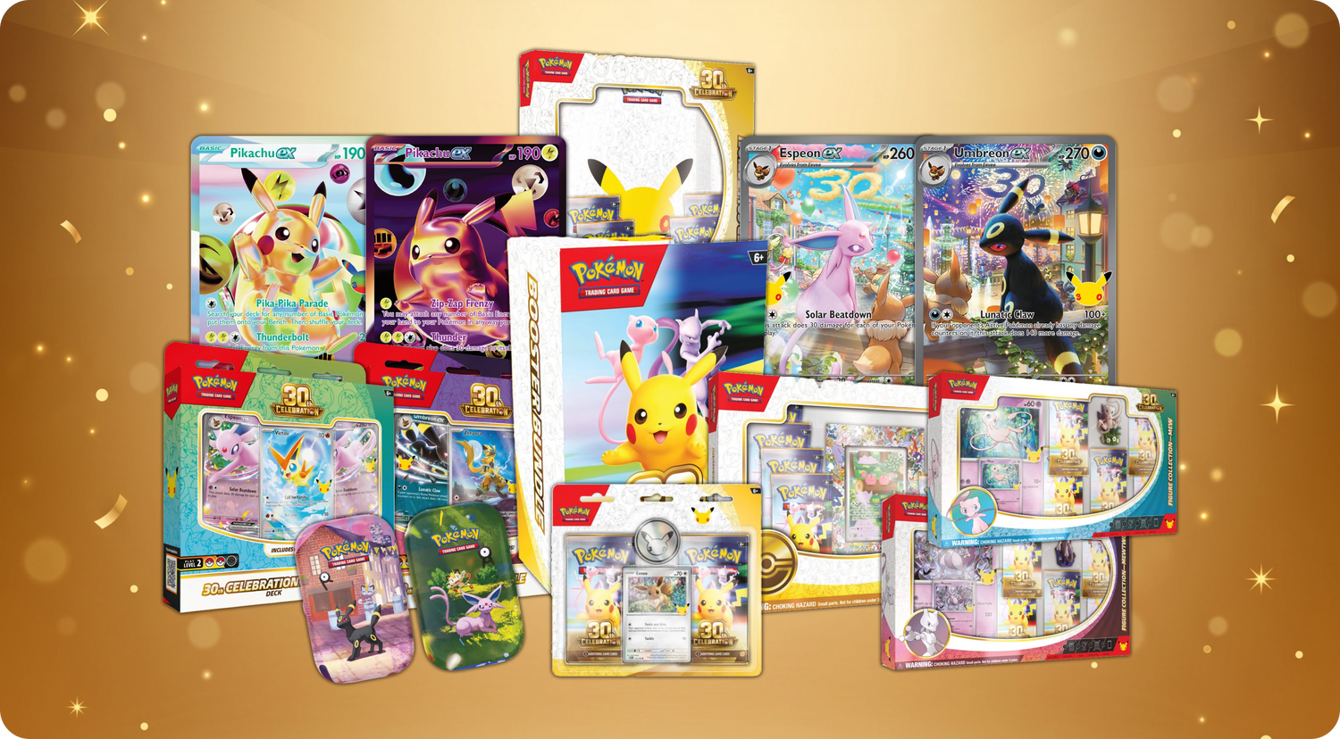 GUÍA 30 Aniversario de Pokémon: todos los productos en occidente