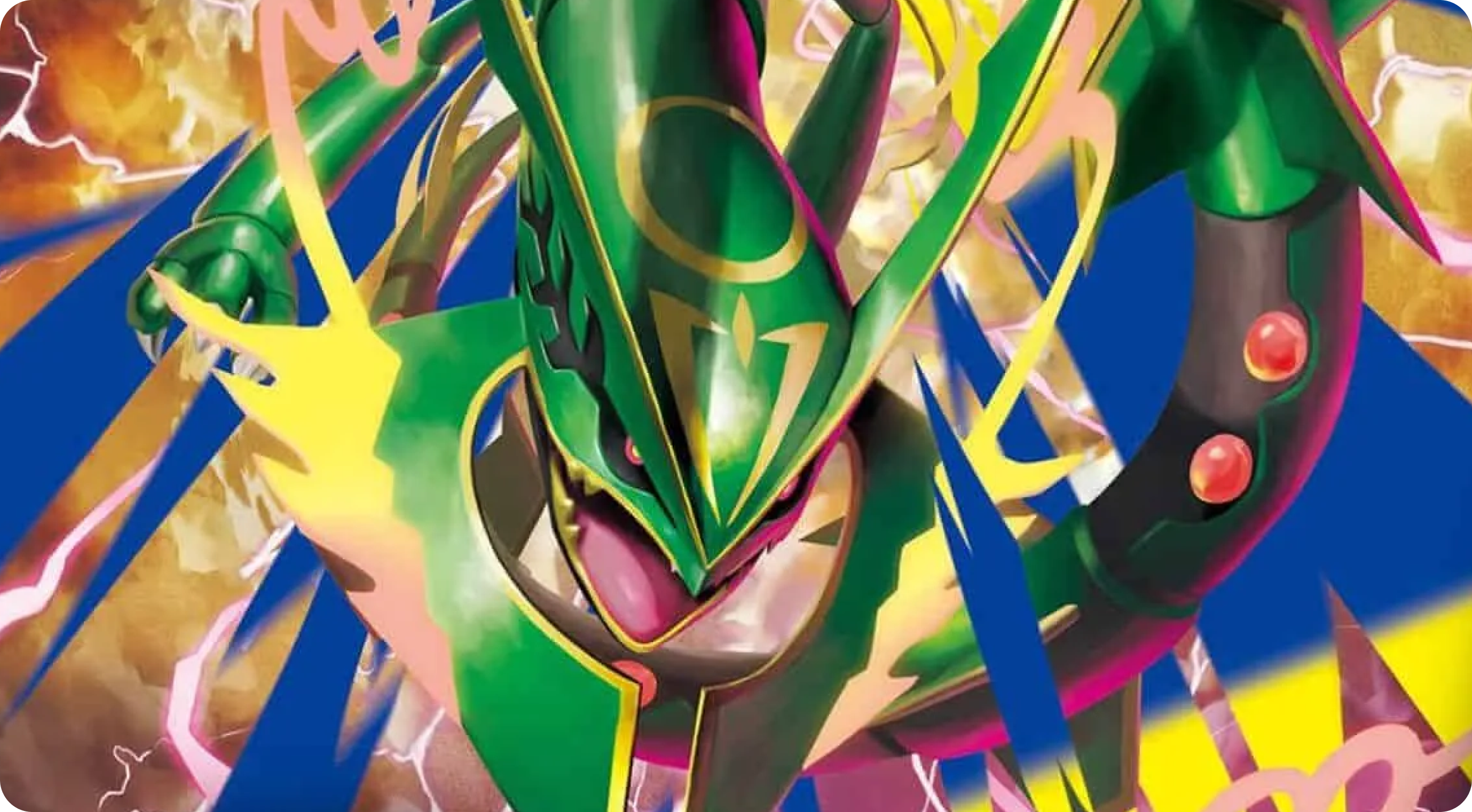 Mega Rayquaza ex, carta protagonista del set Delta Reign de Pokémon TCG