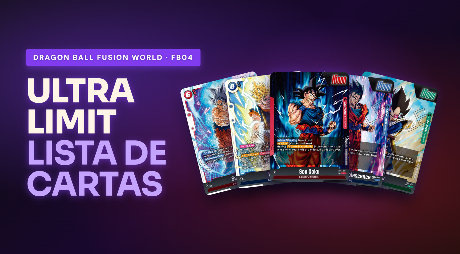 FB04 - FB04 Ultra Limit: Lista Completa de Cartas (130)