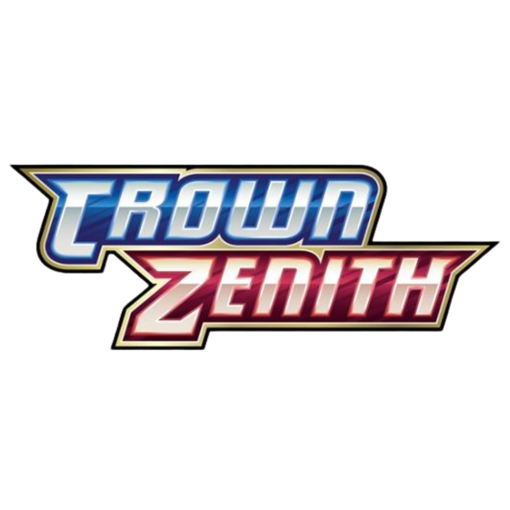 Colección de cartas de Pokémon TCG Crown Zenith con diseños de Pokémon V y VMAX destacados