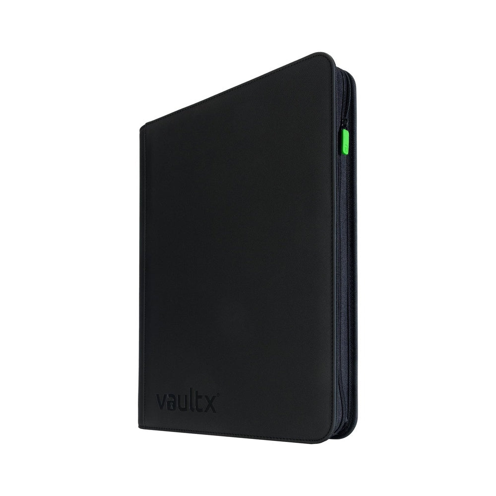 VaultX EXO-TEC® Zip Binder XXL 16 Pockets Signature Black — Álbum 1088 Cartas