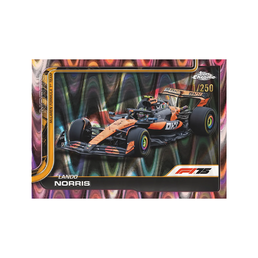 F1 2025 Topps Chrome Value Box