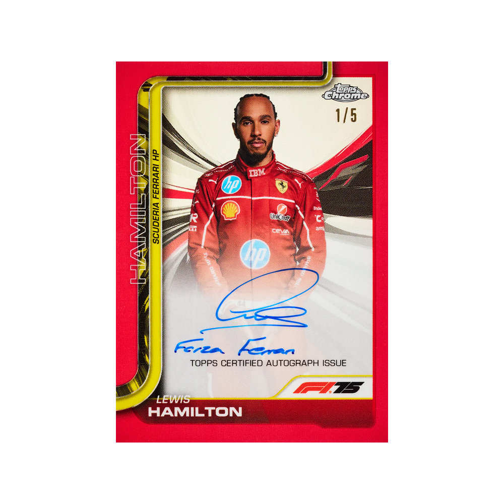 F1 2025 Topps Chrome Value Box