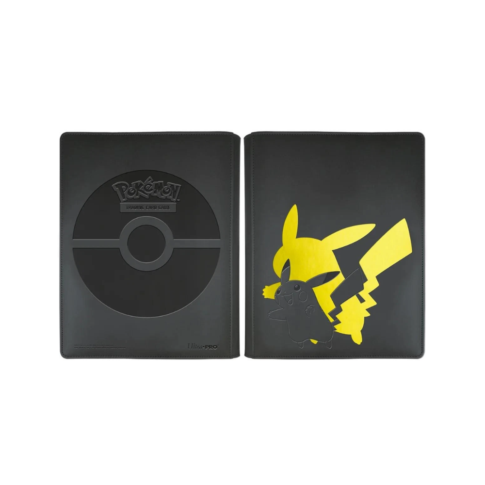 Álbum Ultra PRO Pokémon Elite Series Pikachu – Carpeta Premium 9 Bolsillos con Cremallera (360 Cartas TCG)