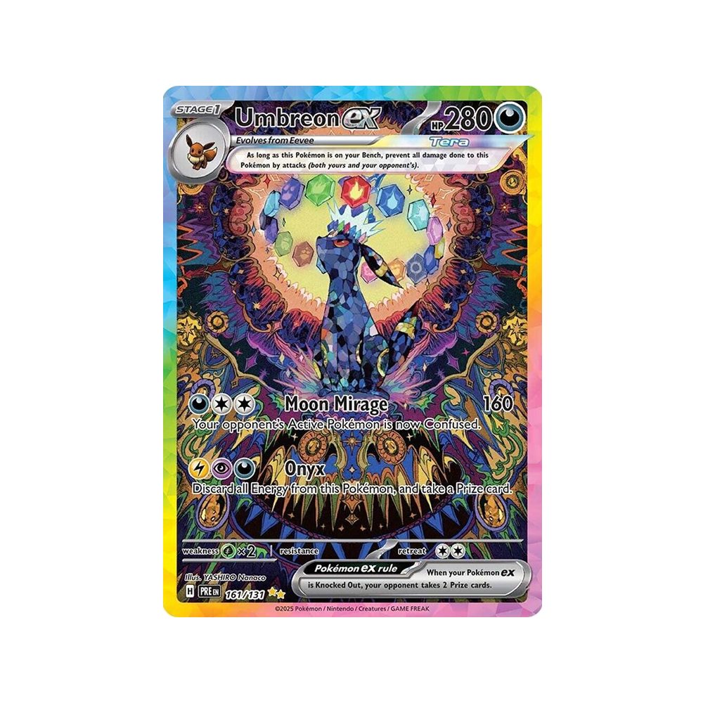 Mini Lata Prismatic Evolutions - Inglés