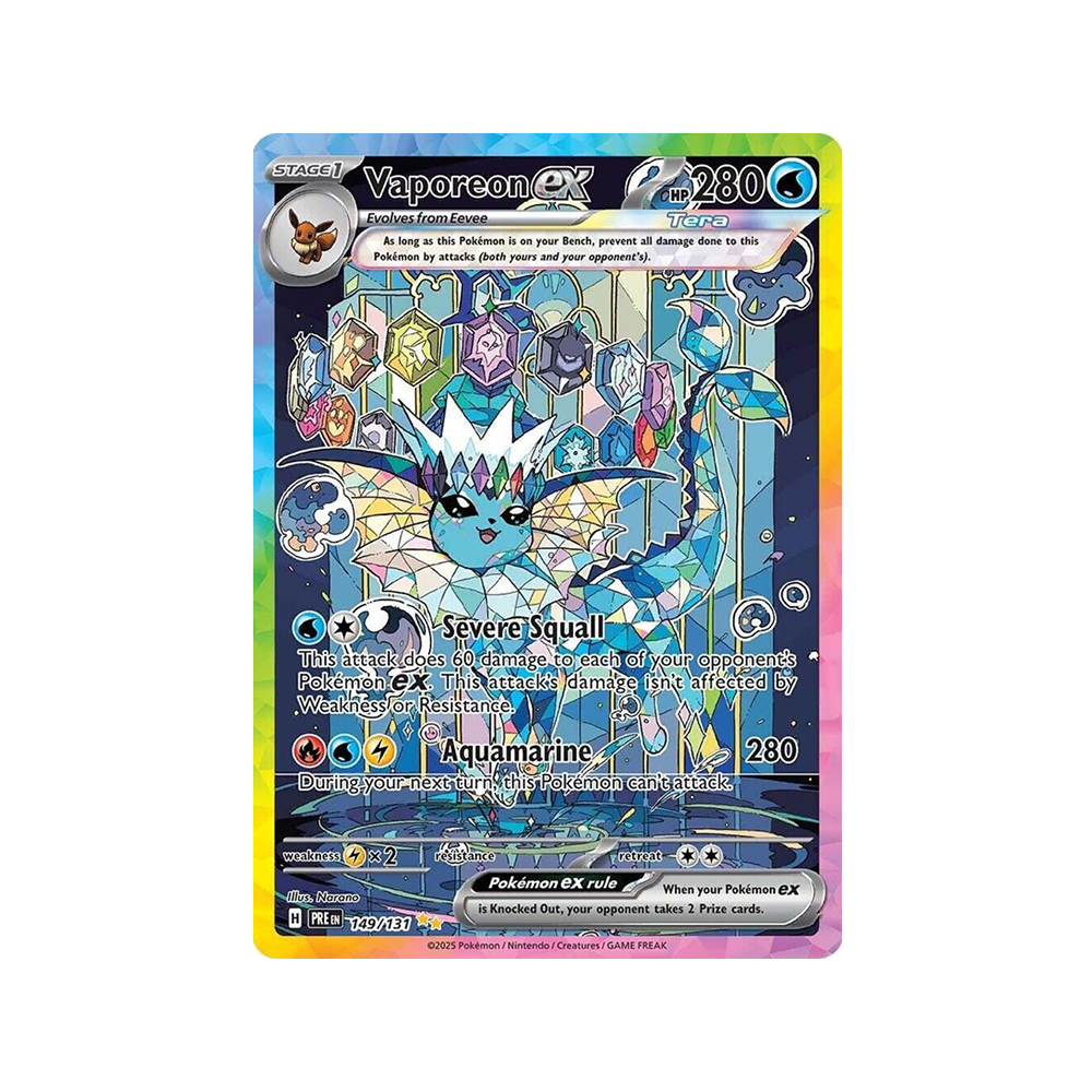 Mini Lata Prismatic Evolutions - Inglés