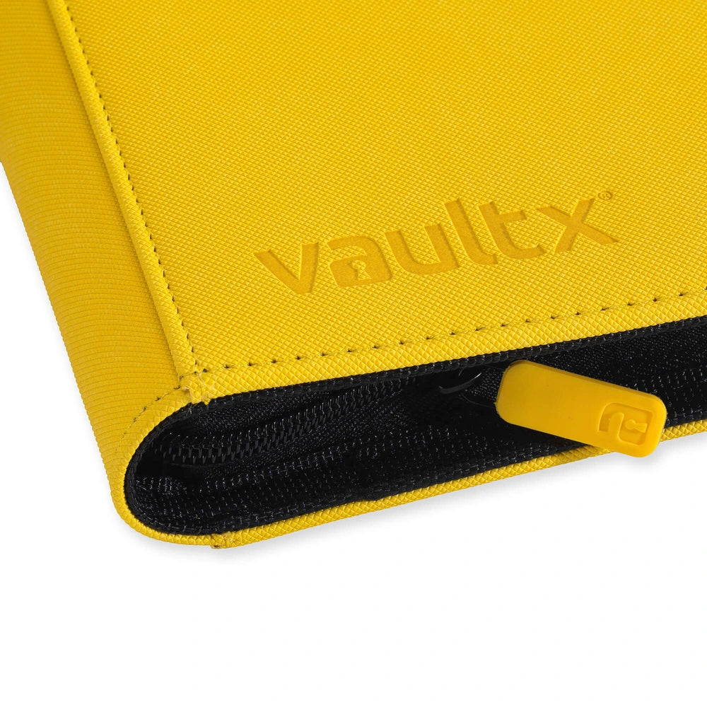 VaultX EXO-TEC Zip Binder 4 Pockets Sunrise Yellow - Álbum 160 Cartas