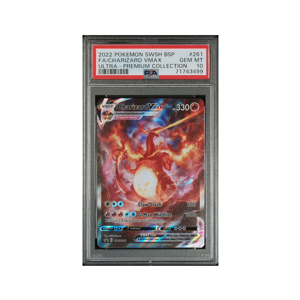Charizard VMAX #261 Full Art Ultra-Premium Collection PSA 10 - Inglés
