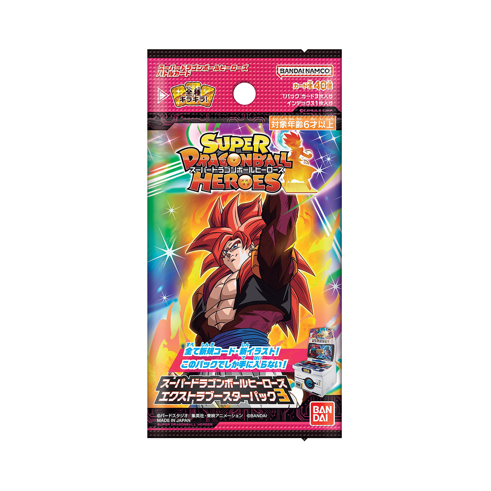 Super Dragon Ball Heroes - Extra Booster Pack 3 - Japonés