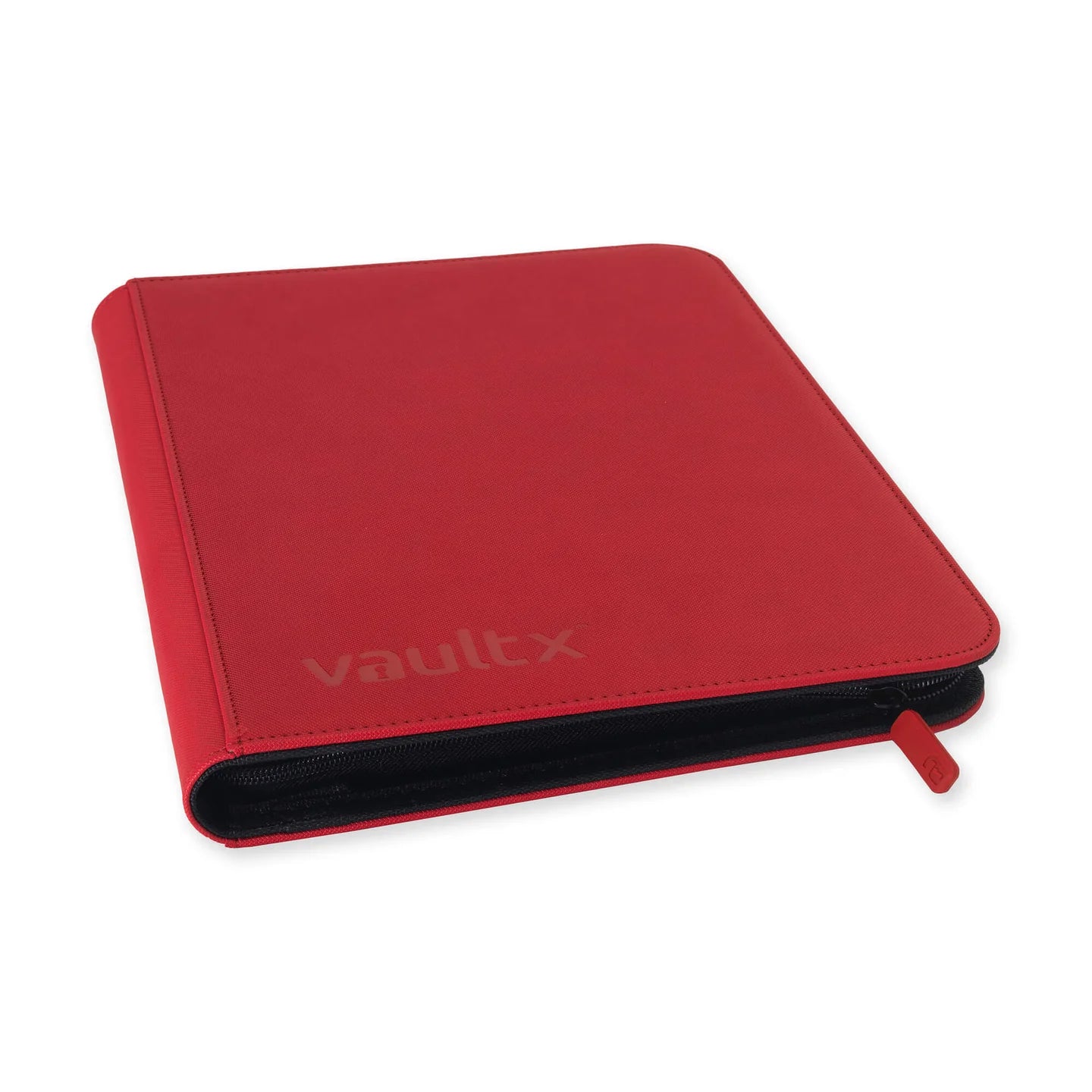 VaultX EXO-TEC Zip Binder 9 Pockets – Álbum Premium 360 Cartas con Cremallera Rojo