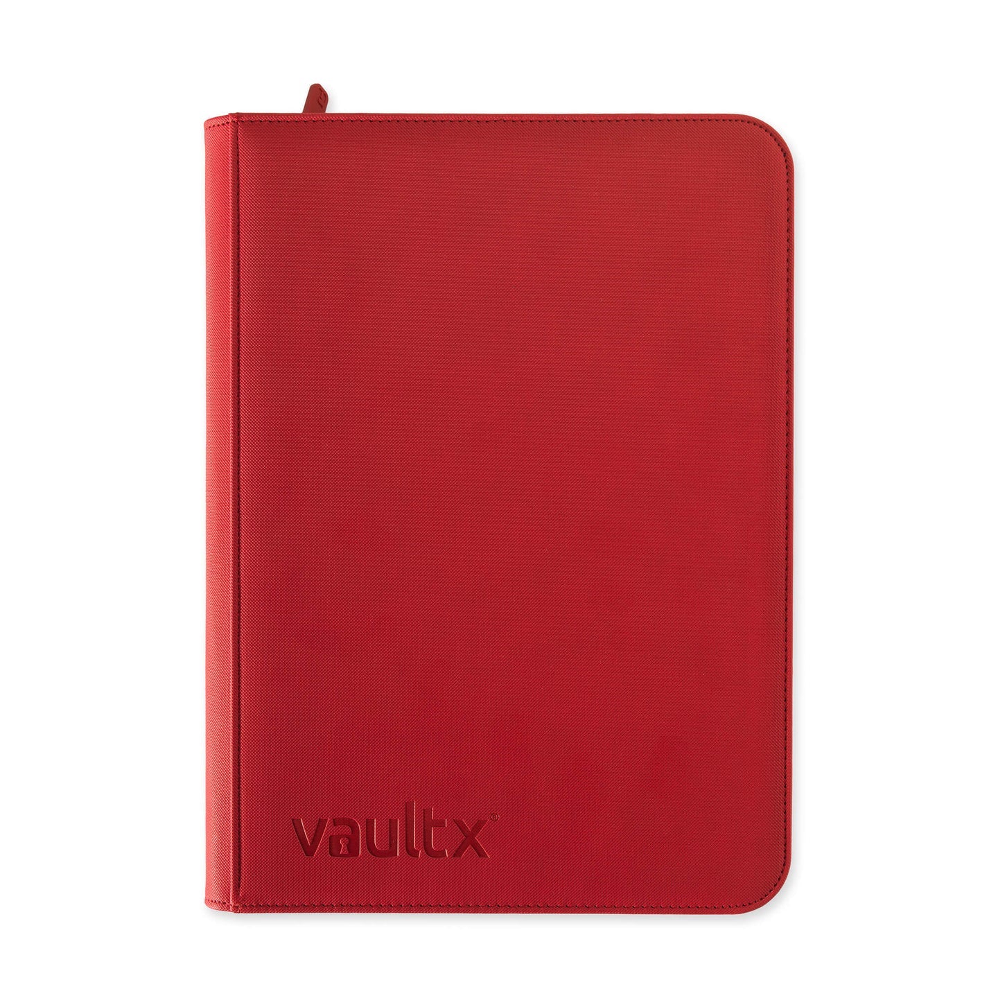 VaultX EXO-TEC Zip Binder 9 Pockets – Álbum Premium 360 Cartas con Cremallera Rojo
