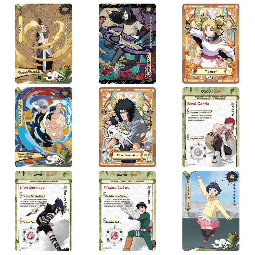 Caja Naruto Kayou Earth Scroll Gold Serie 1 - Inglés