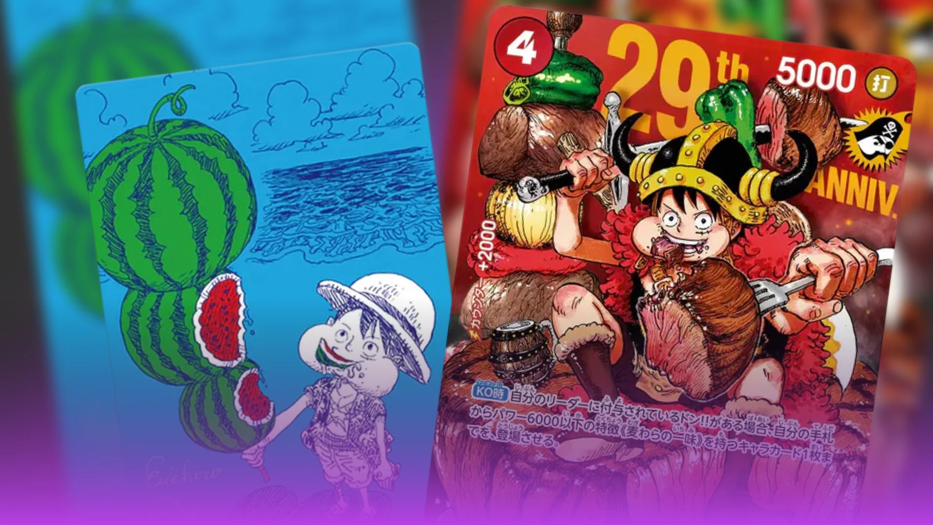 Cartas promo One Piece Card Game