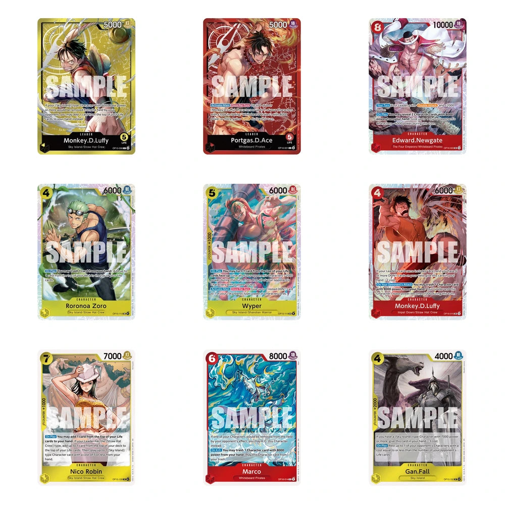 Set Sail Deck Set SD01 Luffy y Ace - Inglés