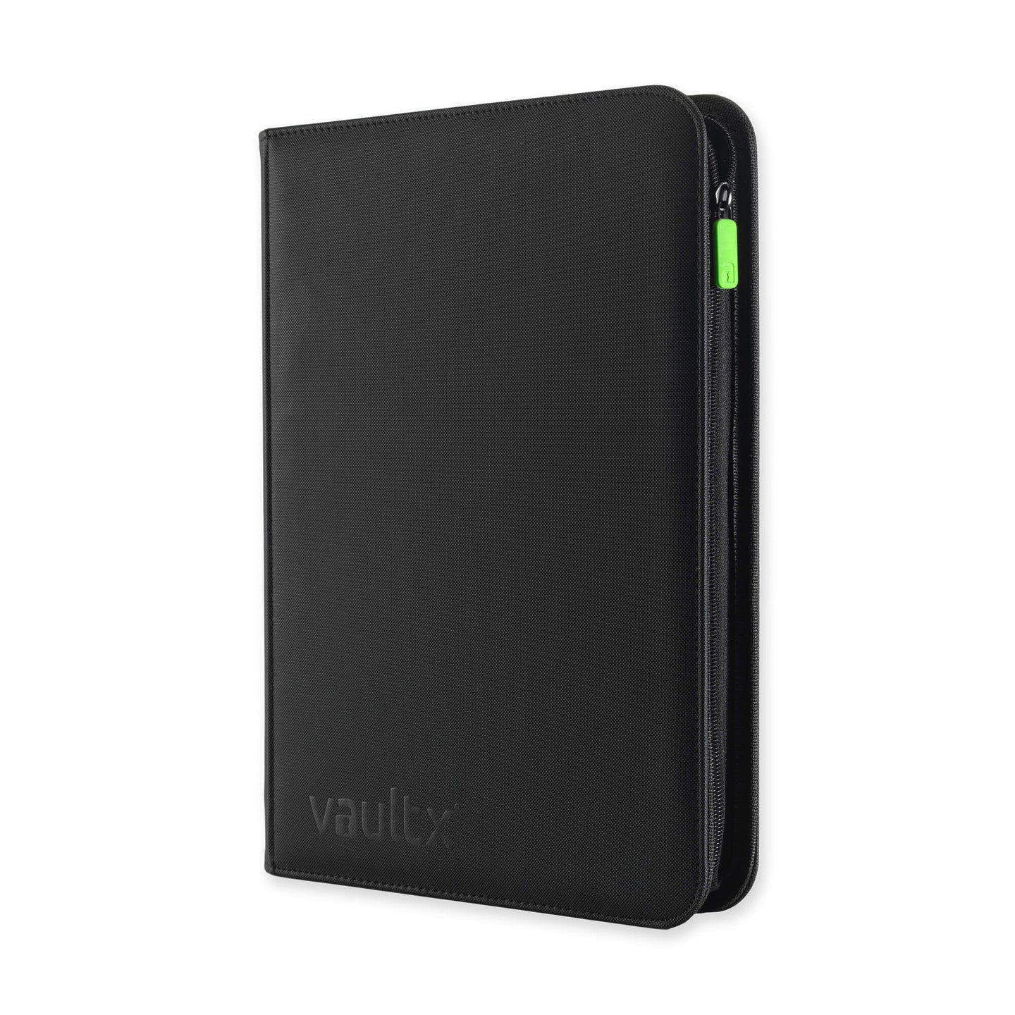 VaultX EXO-TEC Zip Binder 9 Pockets – Álbum Premium 360 Cartas con Cremallera Negro