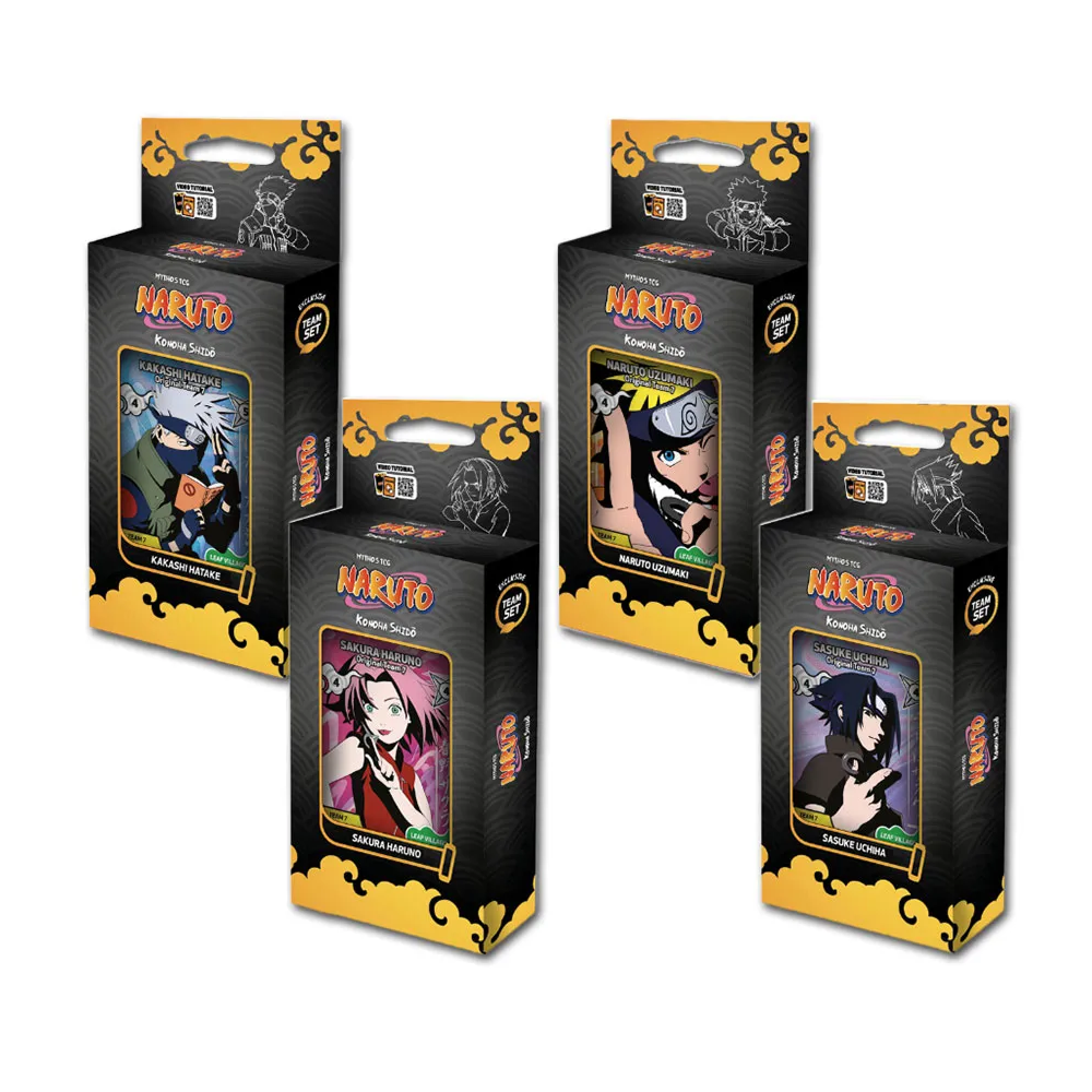 Team Set Naruto Konoha Shido 2nd Edition - Inglés