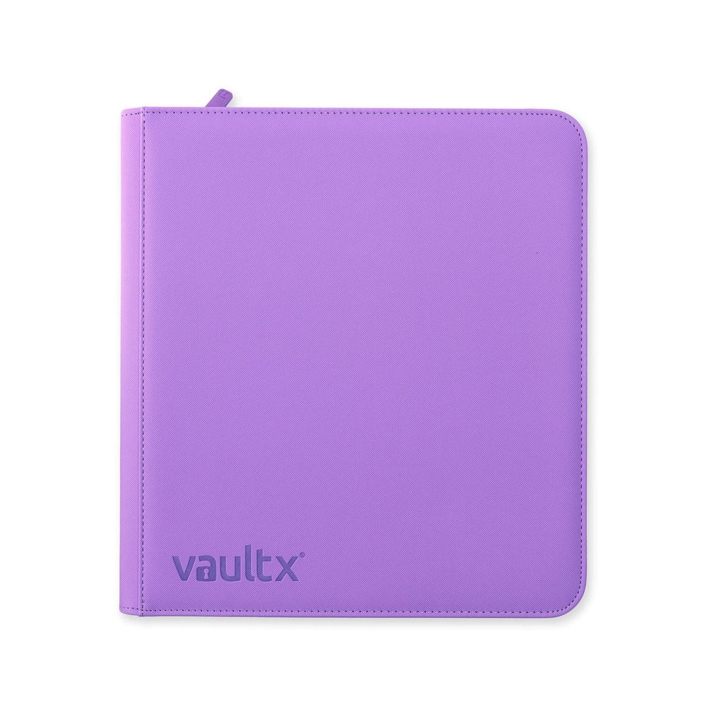 VaultX EXO-TEC Zip Binder 12 Pockets Just Purple – Álbum Premium 480 Cartas con Cremallera Morado