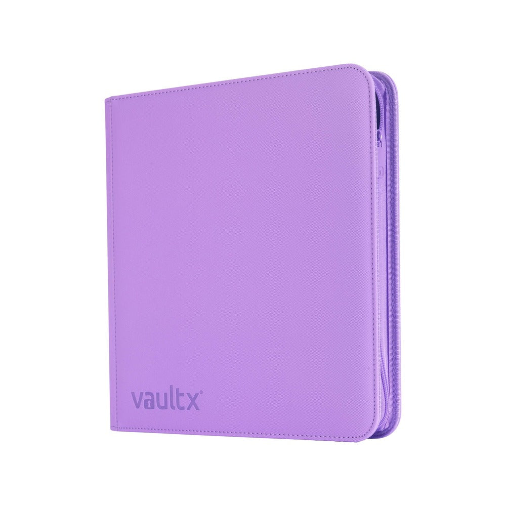 VaultX EXO-TEC Zip Binder 12 Pockets Just Purple – Álbum Premium 480 Cartas con Cremallera Morado