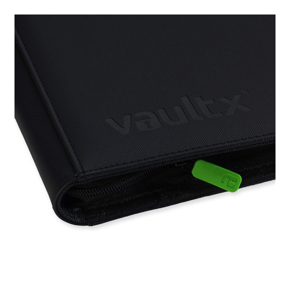 VaultX EXO-TEC Zip Binder 12 Pockets XL – Álbum Premium 624 Cartas con Cremallera Negro