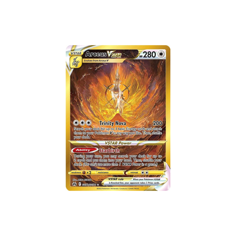 Carta Pokémon Arceus VSTAR de la Caja VSTAR Universe - Coreano de Metamorph Center