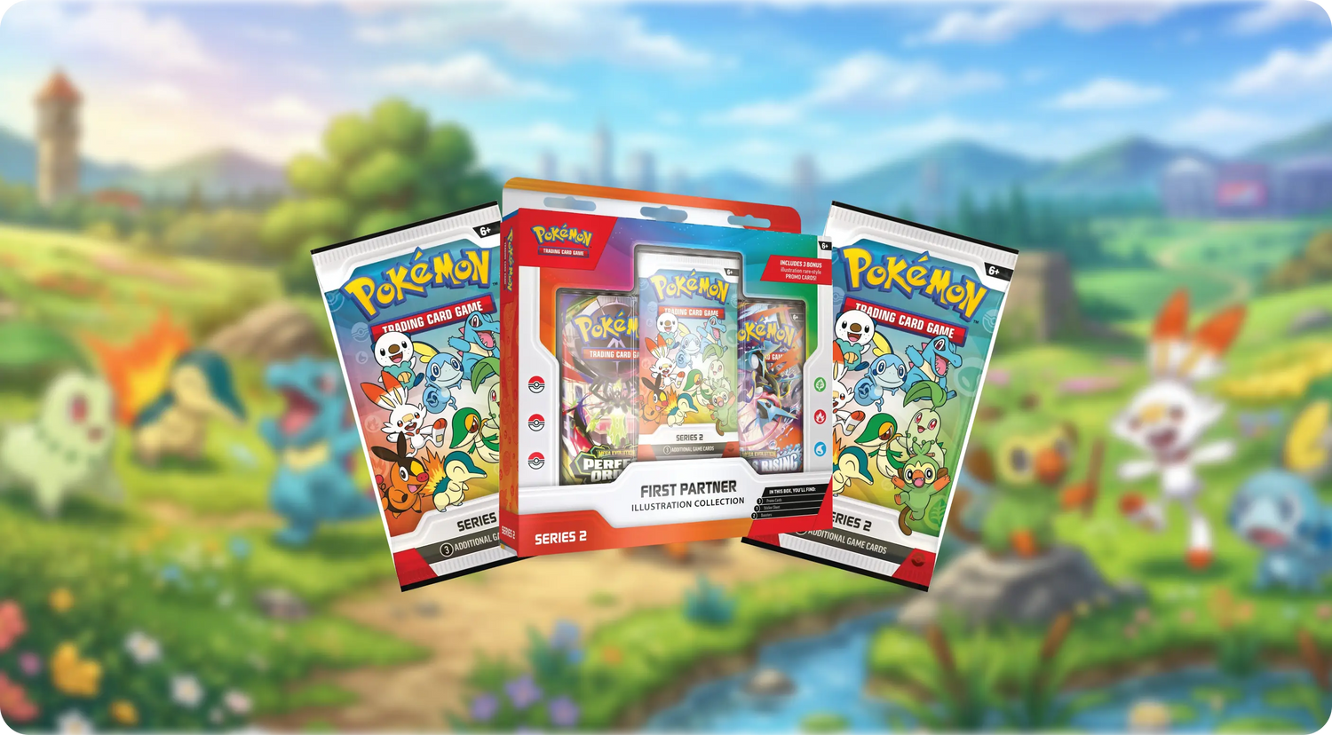 First Partner Illustration Collection Series 2: Starters de Johto, Unova y Galar en Illustration Rare
