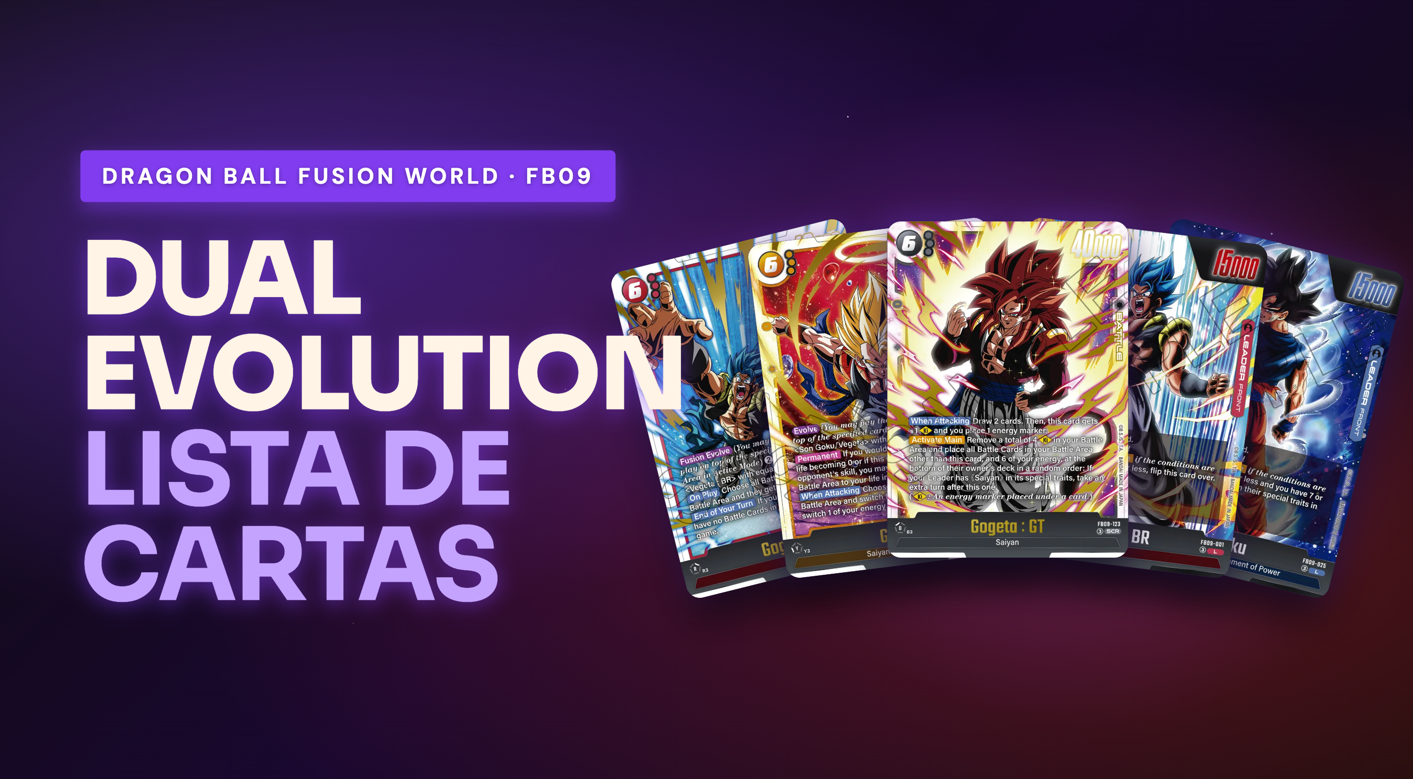 FB09 - FB09 Dual Evolution: Lista Completa de Cartas (123)