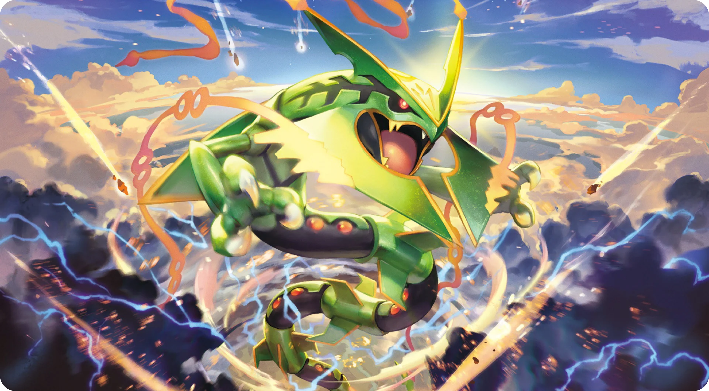 Storm Emeralda al completo: las 76 cartas del set de Mega Rayquaza ex