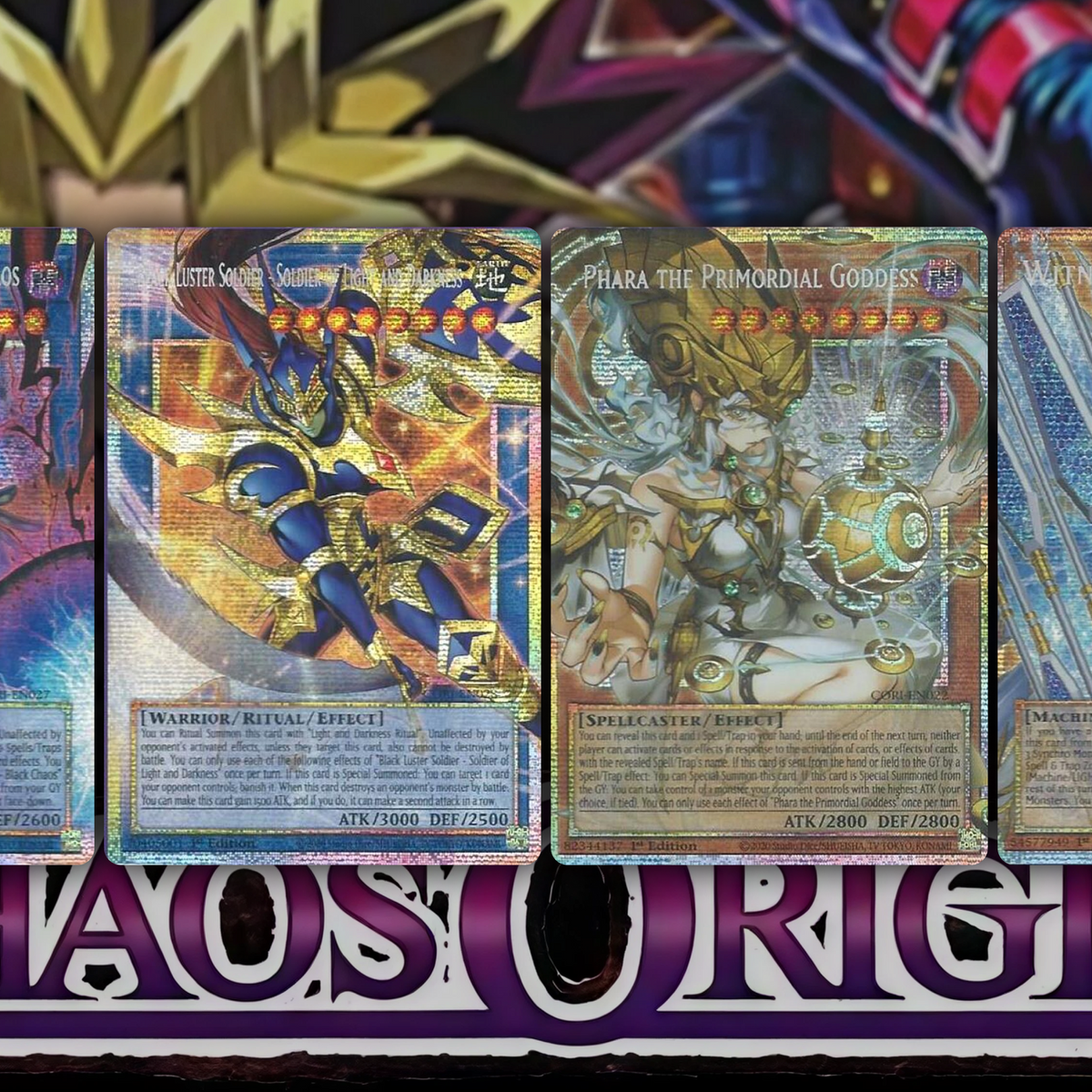 Chaos Origins (Yu-Gi-Oh): guía y galería de las 100 cartas