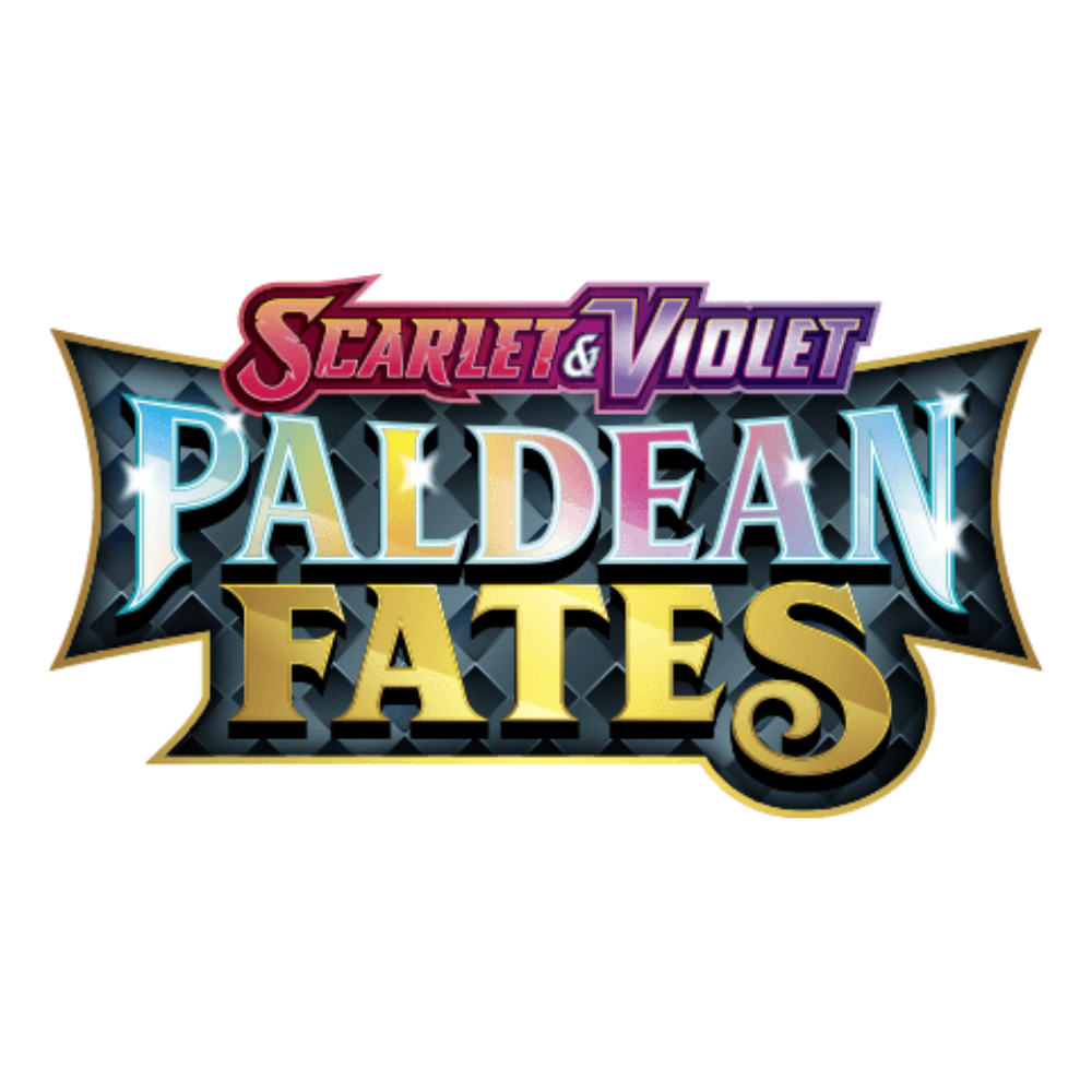Colección de cartas Paldean Fates con Pokémon ex brillantes y Tera Pokémon ex para coleccionistas
