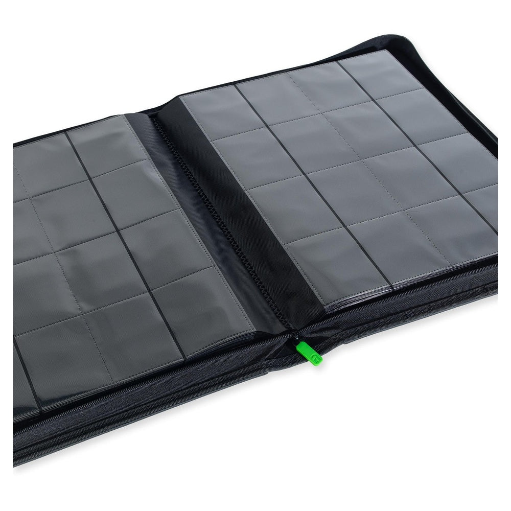VaultX EXO-TEC® Zip Binder XXL 16 Pockets Signature Black — Álbum 1088 Cartas