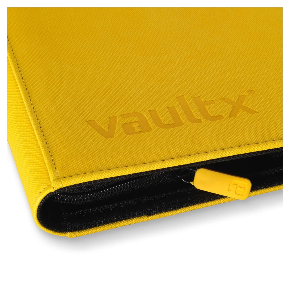 VaultX EXO-TEC® Zip Binder 9 Pockets Sunrise Yellow — Álbum 360 Cartas