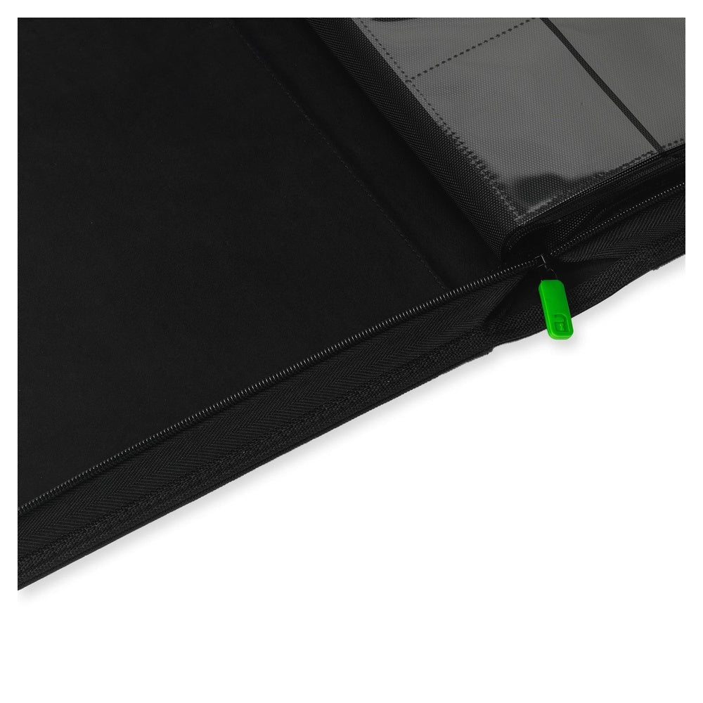 VaultX EXO-TEC® Zip Binder XXL 16 Pockets Signature Black — Álbum 1088 Cartas