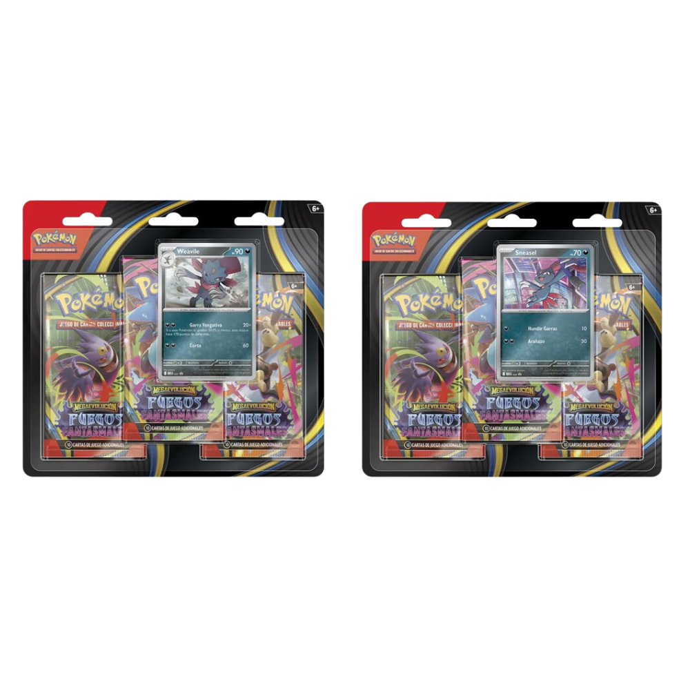 3 Blister Pack Llamas Fantasmales - Español