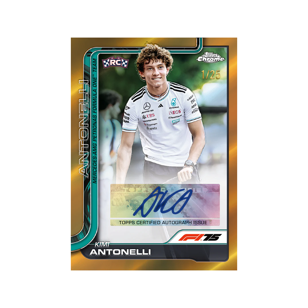 F1 2025 Topps Chrome Value Box