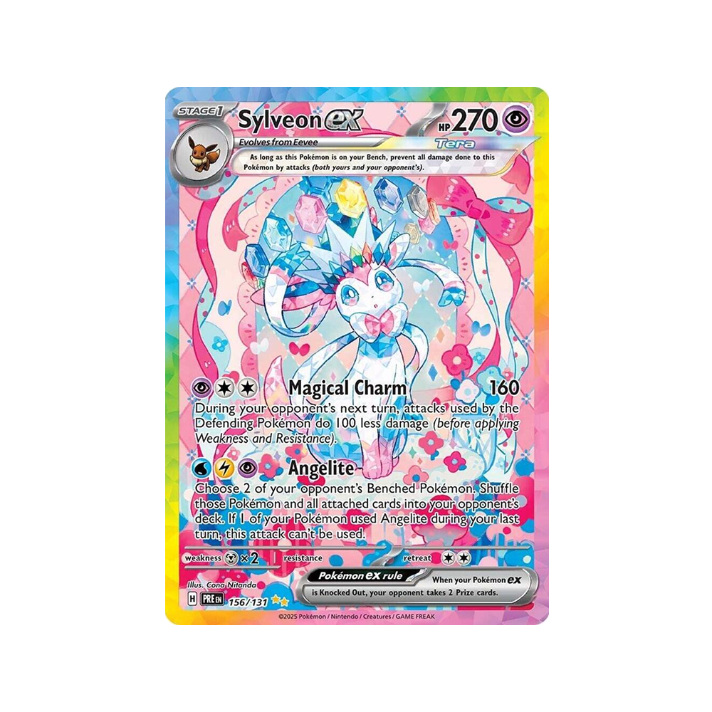 Mini Lata Prismatic Evolutions - Inglés
