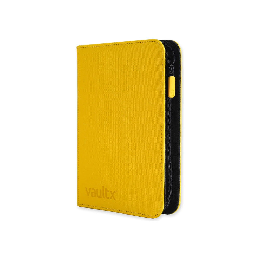 VaultX EXO-TEC Zip Binder 4 Pockets Sunrise Yellow - Álbum 160 Cartas
