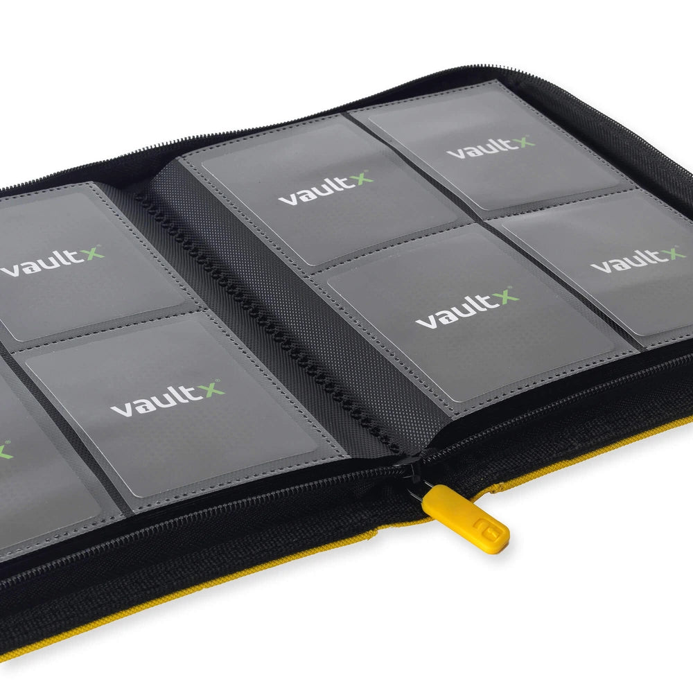 VaultX EXO-TEC Zip Binder 4 Pockets Sunrise Yellow - Álbum 160 Cartas