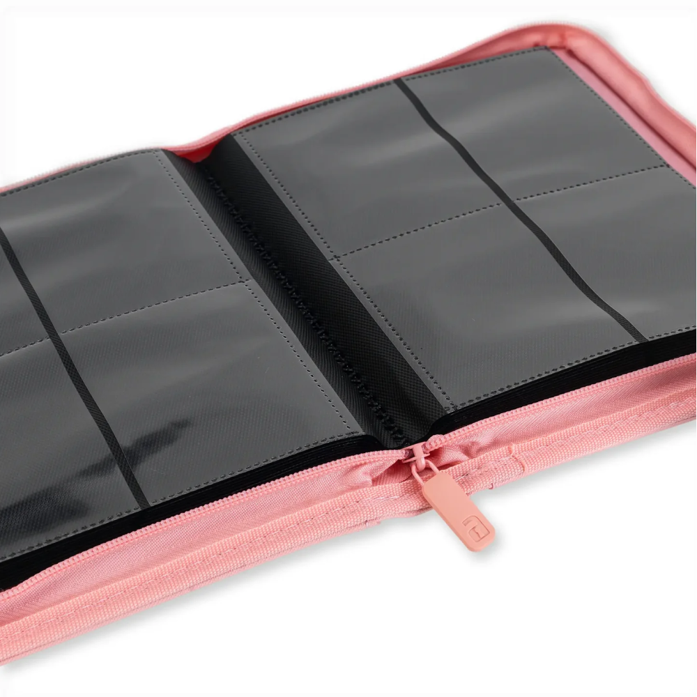 VaultX EXO-TEC Zip Binder 4 Pockets Just Pink – Álbum 160 Cartas
