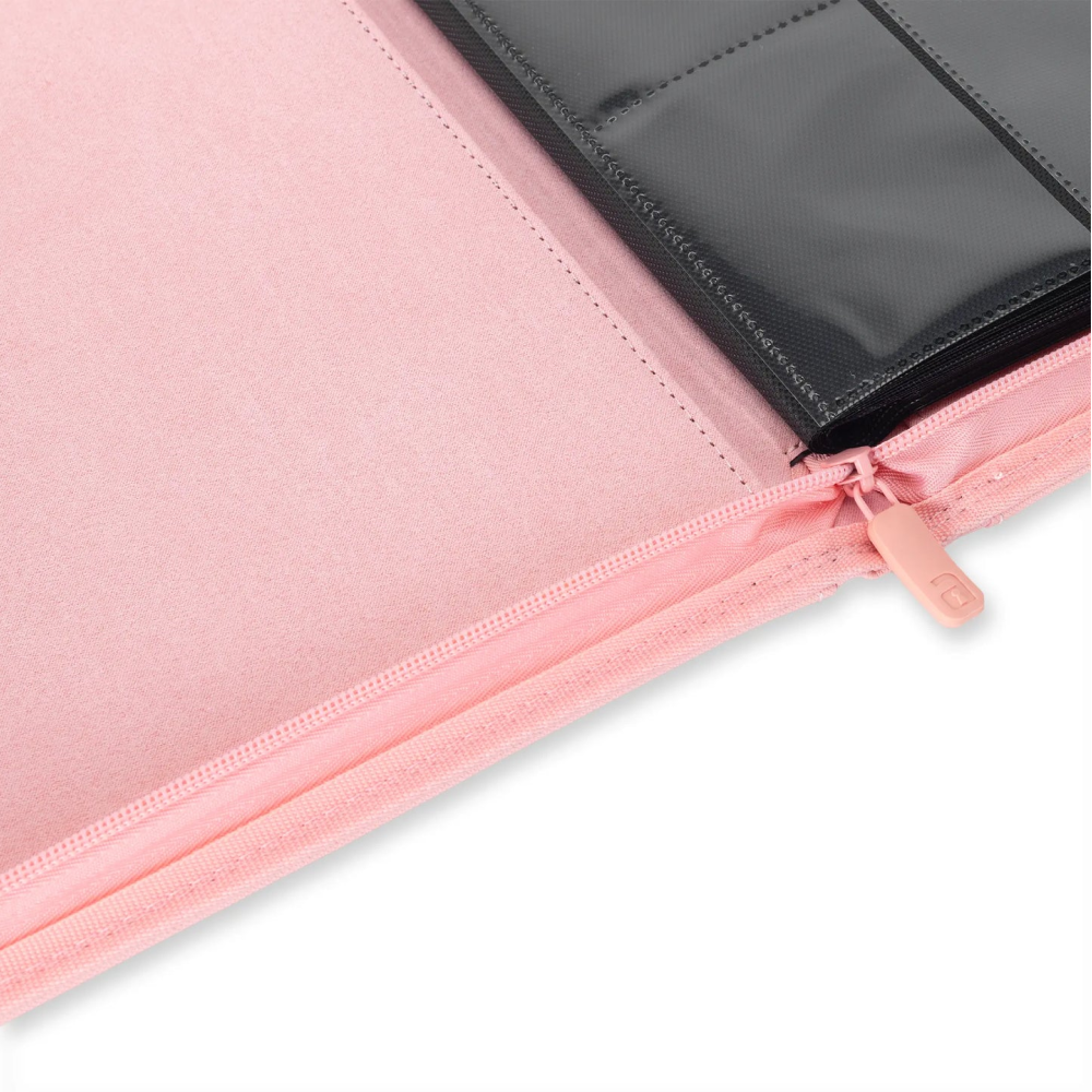 VaultX EXO-TEC Zip Binder 9 Pockets Just Pink – Álbum 360 Cartas Cremallera