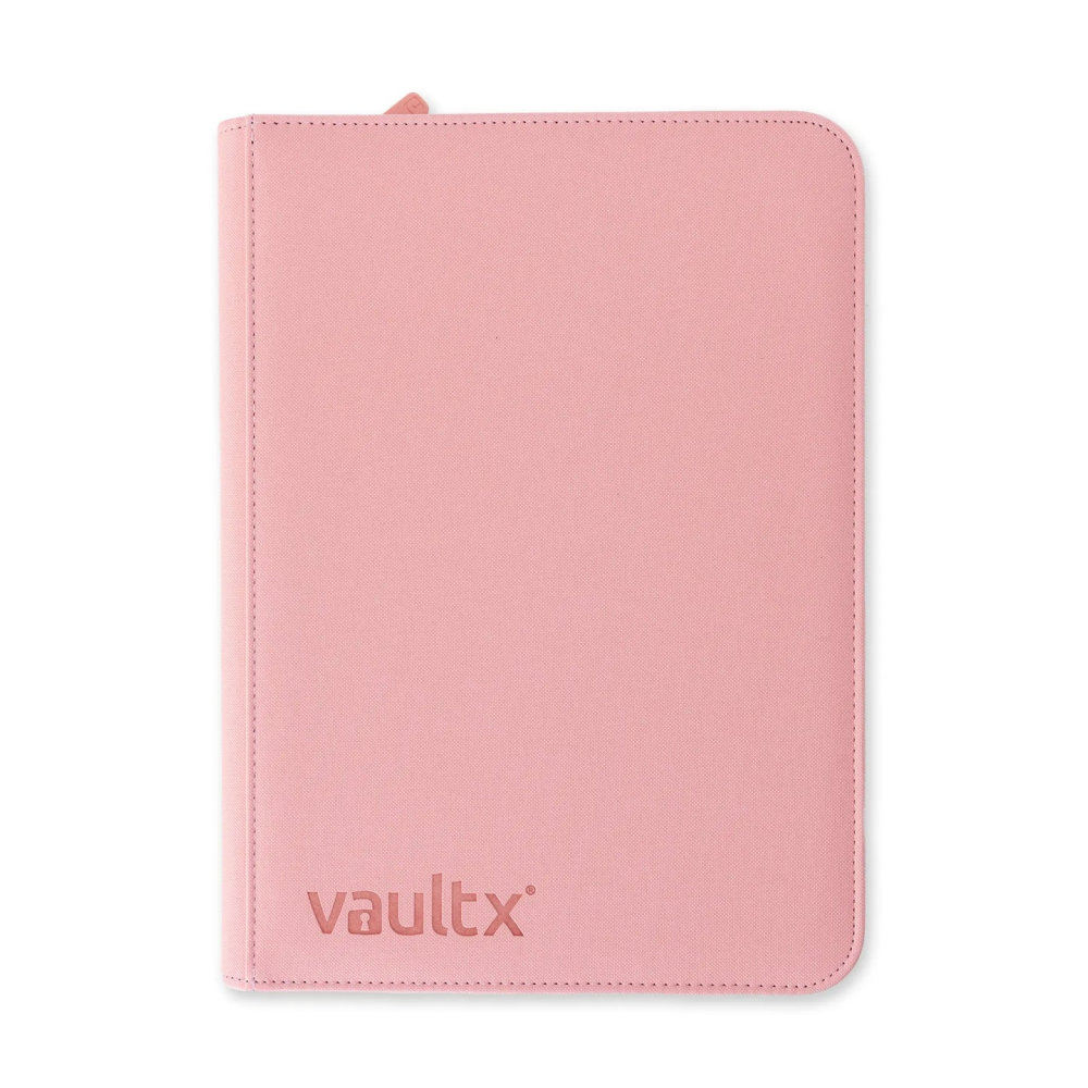 VaultX EXO-TEC Zip Binder 9 Pockets Just Pink – Álbum 360 Cartas Cremallera