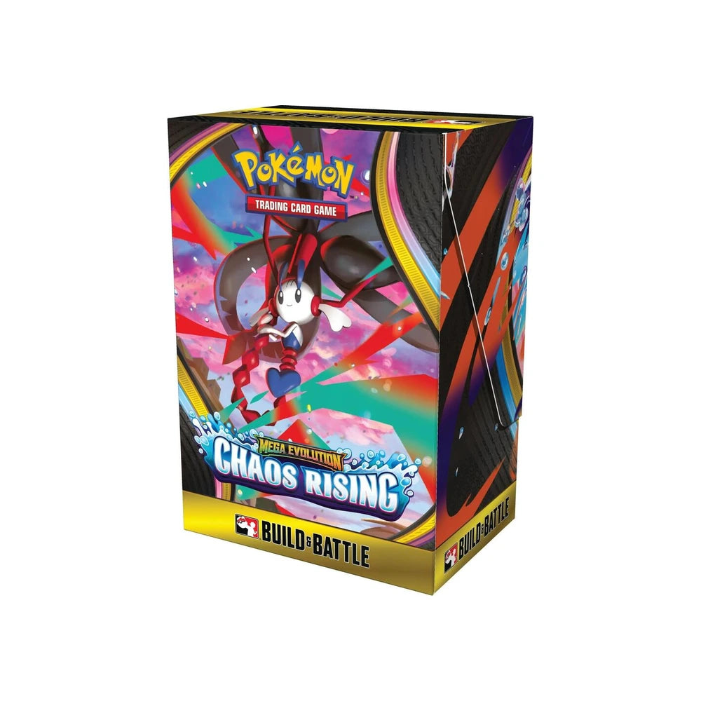 Build & Battle Box de Chaos Rising en inglés, cara con Mega Floette ex
