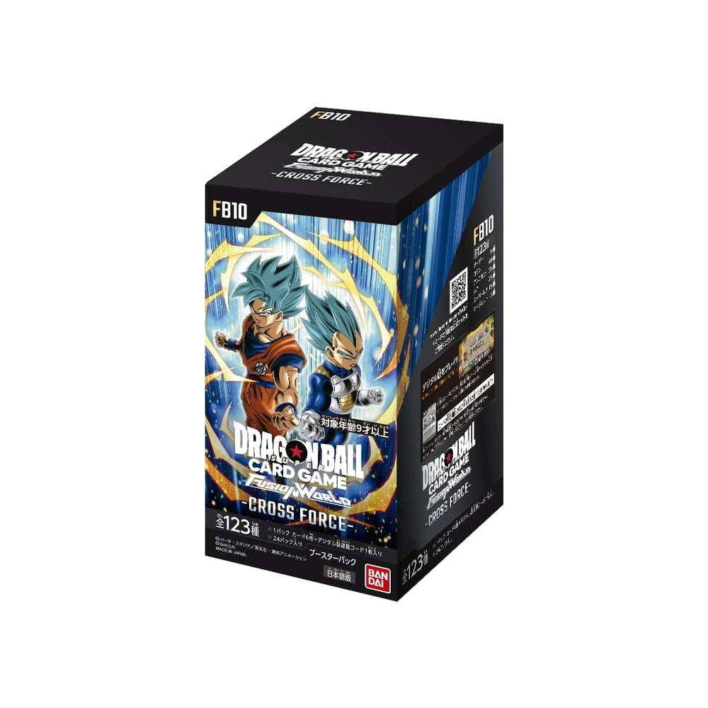 Caja Fusion World FB10 Cross Force japonesa, 24 sobres