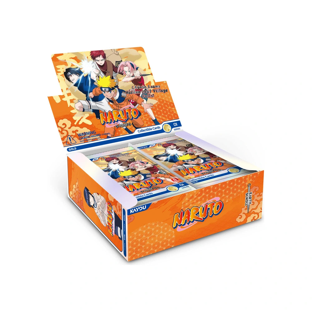 Caja Naruto Kayou Earth Scroll Gold Serie 1 - Inglés