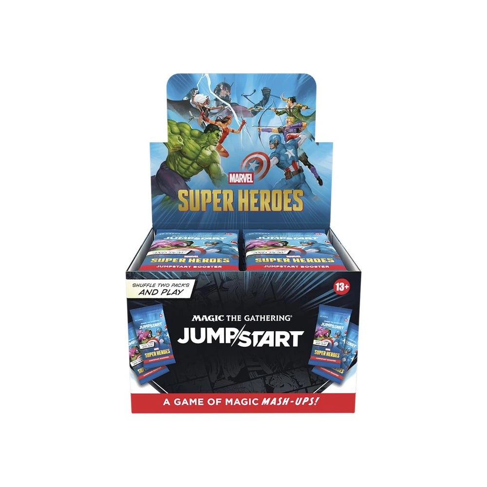 [ RESERVA ] Caja Jumpstart Booster Magic: The Gathering — MARVEL SUPER HEROES (24 sobres) - Inglés