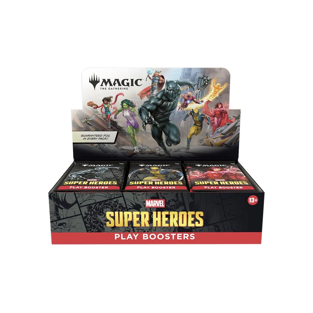 [ RESERVA ] Caja Play Booster Magic: The Gathering — MARVEL SUPER HEROES (30 sobres) - Inglés