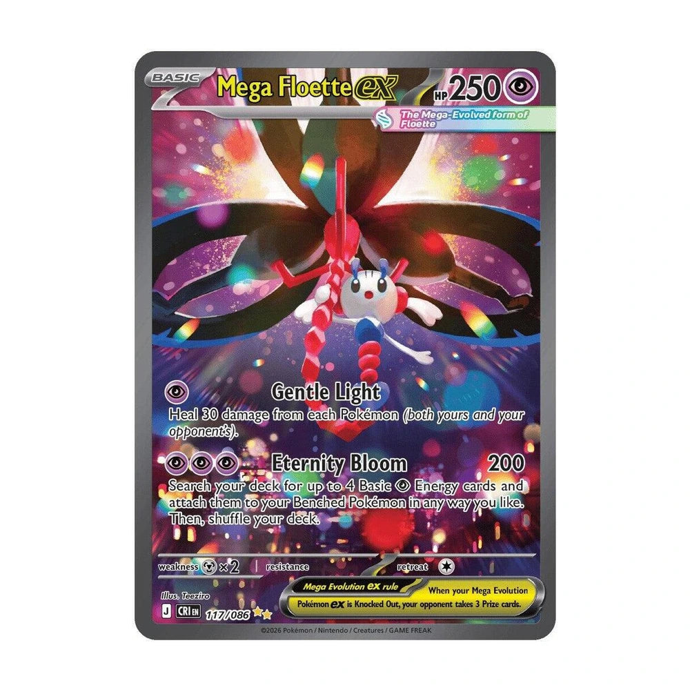 Mega Floette ex Special Illustration Rare 117/086 · Chaos Rising inglés