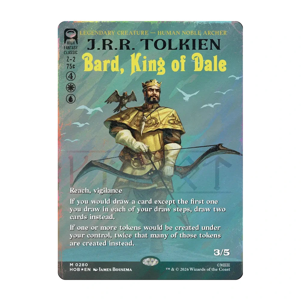 Bard, King of Dale HOB 280 surge foil · El Hobbit Magic inglés