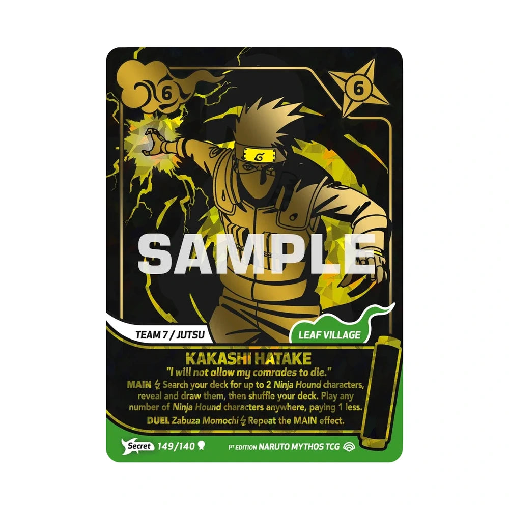 [ RESERVA ] Caja Naruto Mythos Shinobi Shiren 1st Edition - Inglés