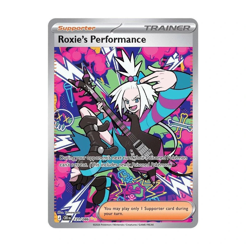 Roxie's Performance Special Illustration Rare 121/086 · Chaos Rising inglés