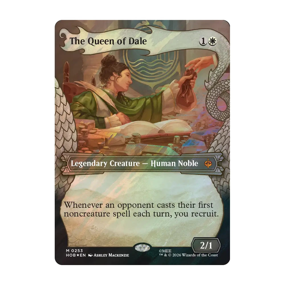 The Queen of Dale HOB 253 surge foil · El Hobbit Magic inglés